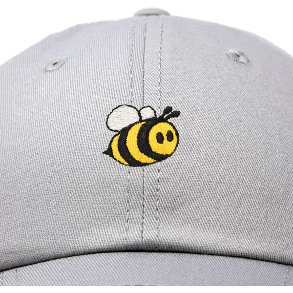 DALIX Bumble Bee Baseball Cap Dad Hat Embroidered Womens Girls