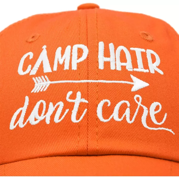 DALIX Camp Hair Don't Care Hat Dad Cap 100% Cotton Lightweight