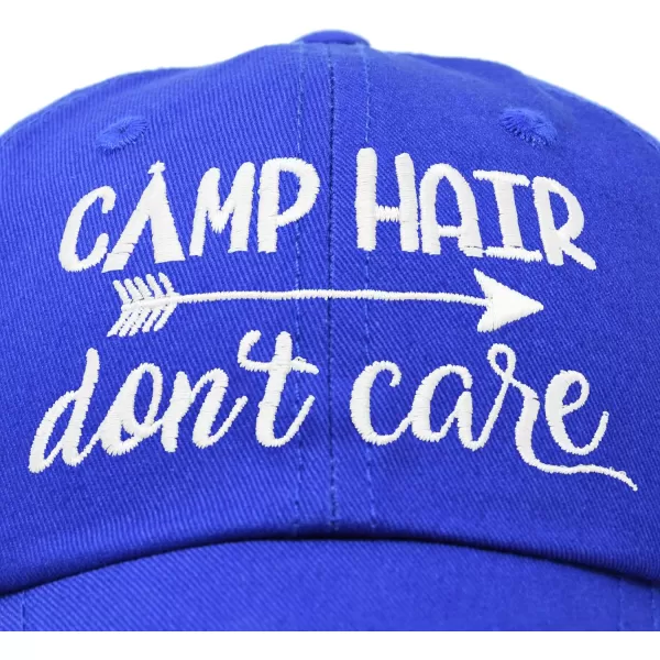 DALIX Camp Hair Don't Care Hat Dad Cap 100% Cotton Lightweight