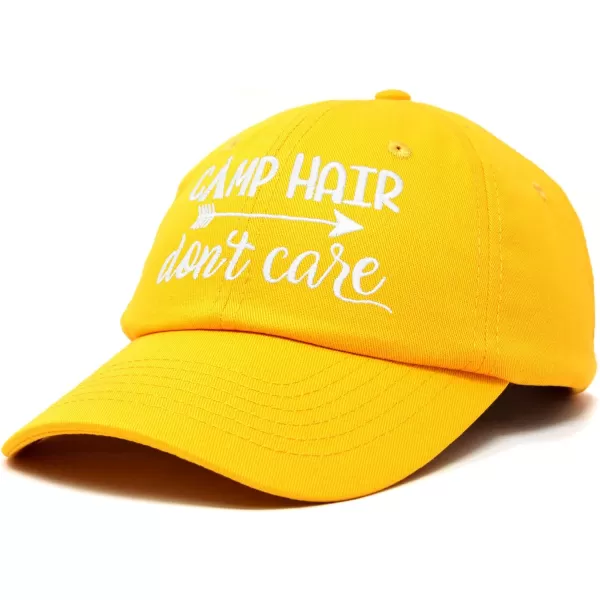 DALIX Camp Hair Don't Care Hat Dad Cap 100% Cotton Lightweight