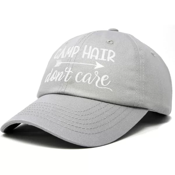 DALIX Camp Hair Don't Care Hat Dad Cap 100% Cotton Lightweight