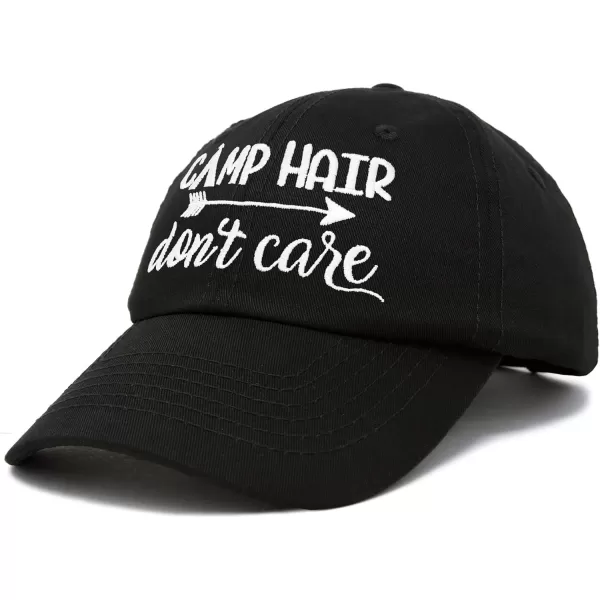 DALIX Camp Hair Don't Care Hat Dad Cap 100% Cotton Lightweight