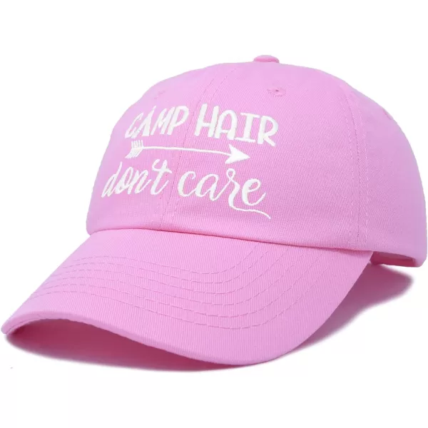 DALIX Camp Hair Don't Care Hat Dad Cap 100% Cotton Lightweight