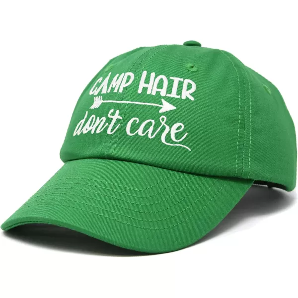 DALIX Camp Hair Don't Care Hat Dad Cap 100% Cotton Lightweight