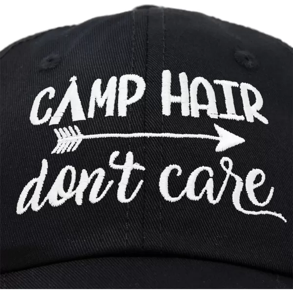 DALIX Camp Hair Don't Care Hat Dad Cap 100% Cotton Lightweight