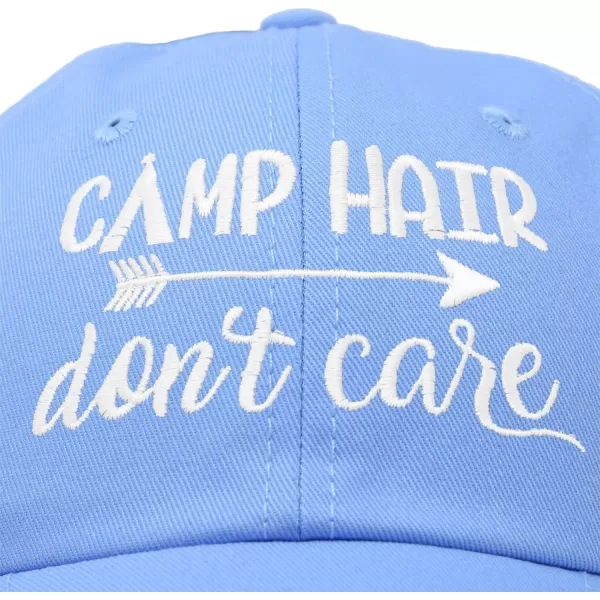 DALIX Camp Hair Don't Care Hat Dad Cap 100% Cotton Lightweight