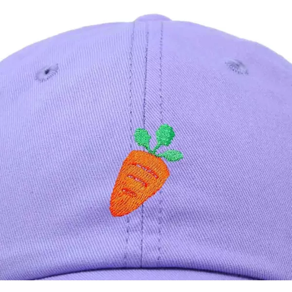 DALIX Carrot Embroidered Dad Cap Cotton Baseball Hat Women