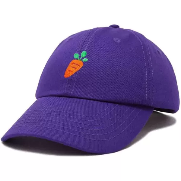 DALIX Carrot Embroidered Dad Cap Cotton Baseball Hat Women