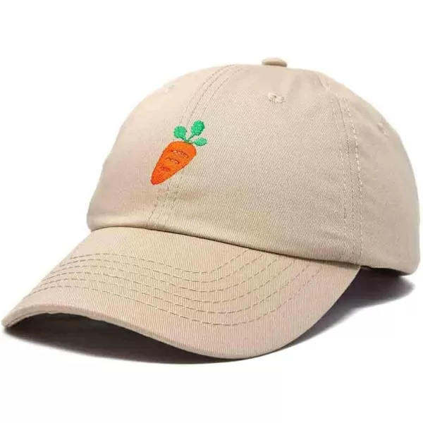 DALIX Carrot Embroidered Dad Cap Cotton Baseball Hat Women