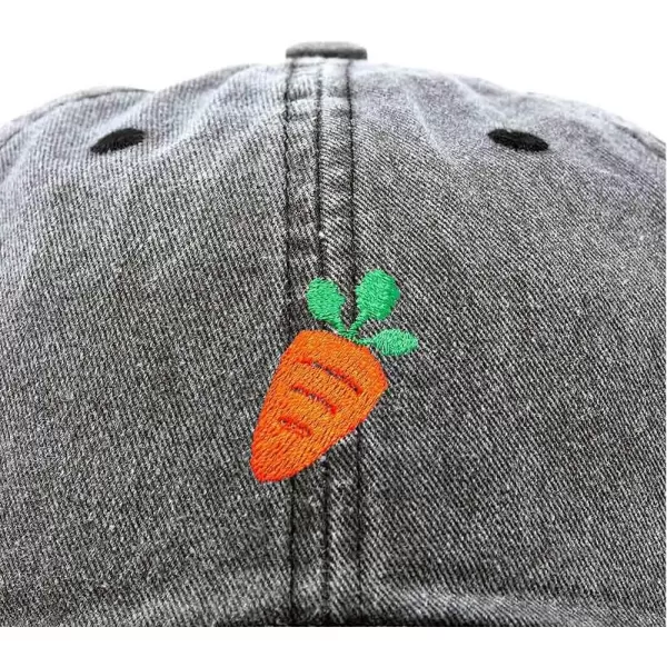 DALIX Carrot Embroidered Dad Cap Cotton Baseball Hat Women