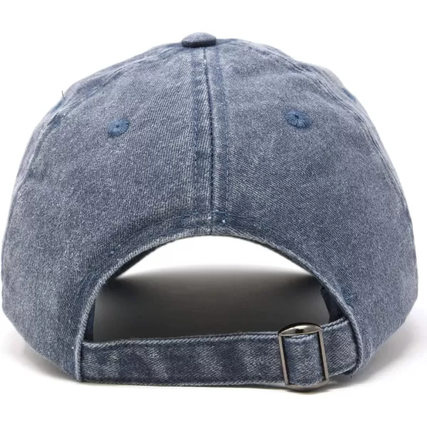 DALIX Daisy Flower Hat Womens Floral Baseball Cap Washed