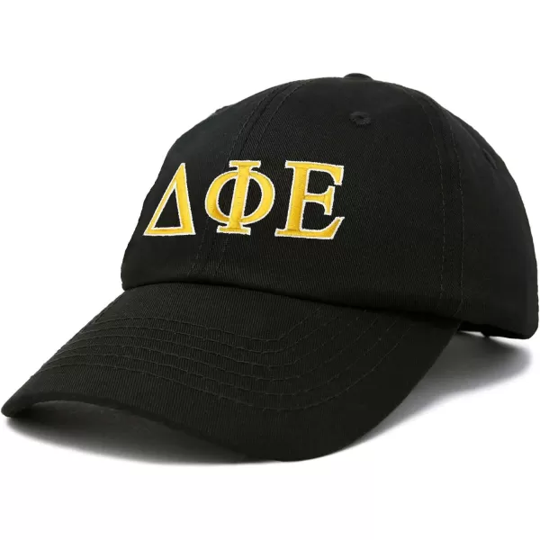 DALIX Delta Phi Epsilon Sorority Hat Womens Greek Letters Embroidered Baseball Cap