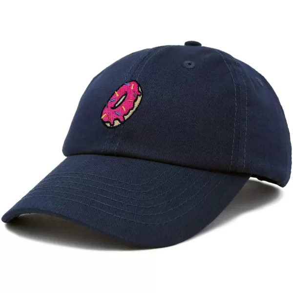 DALIX Donut Embroidered Baseball Dad Cap