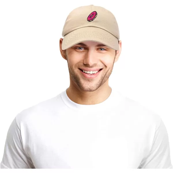 DALIX Donut Embroidered Baseball Dad Cap