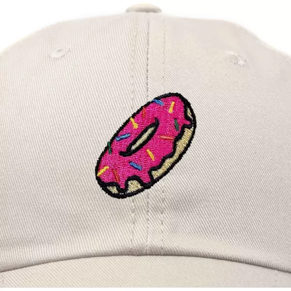 DALIX Donut Embroidered Baseball Dad Cap