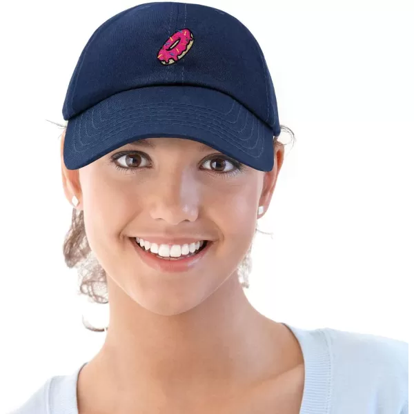 DALIX Donut Embroidered Baseball Dad Cap