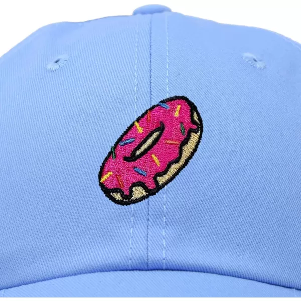 DALIX Donut Embroidered Baseball Dad Cap