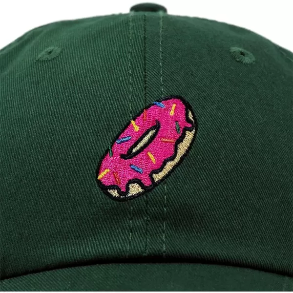 DALIX Donut Embroidered Baseball Dad Cap