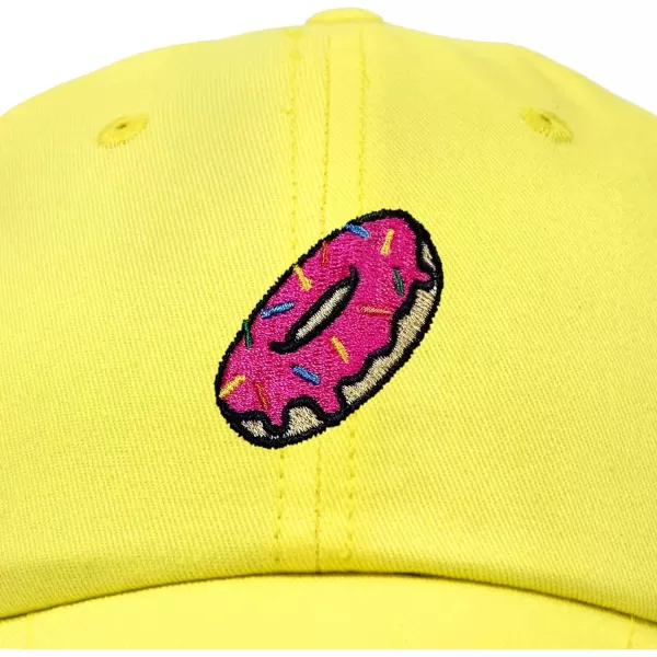 DALIX Donut Embroidered Baseball Dad Cap