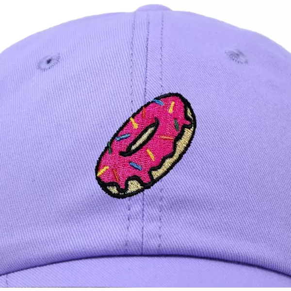 DALIX Donut Embroidered Baseball Dad Cap