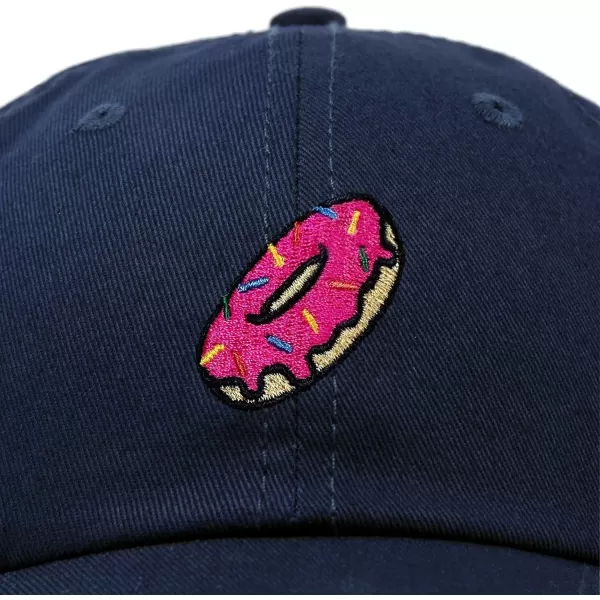 DALIX Donut Embroidered Baseball Dad Cap