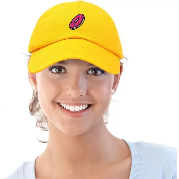 DALIX Donut Embroidered Baseball Dad Cap
