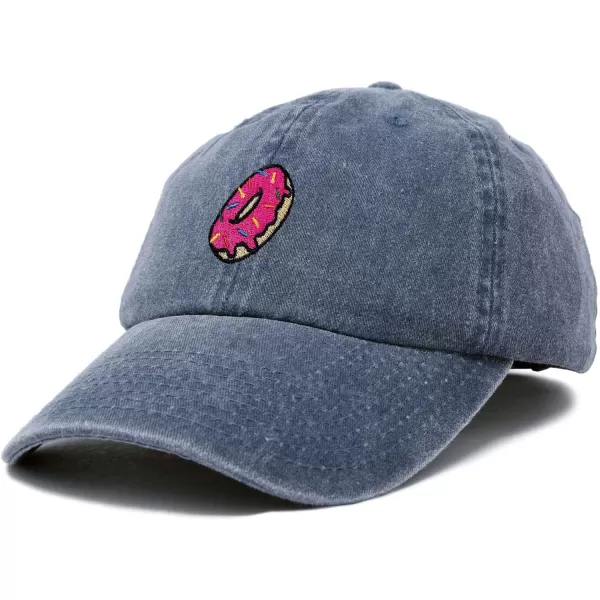 DALIX Donut Embroidered Baseball Dad Cap
