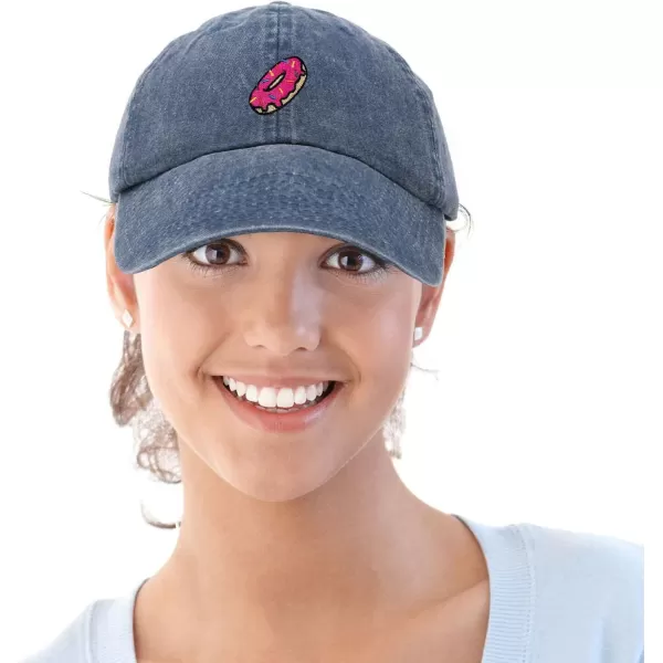 DALIX Donut Embroidered Baseball Dad Cap