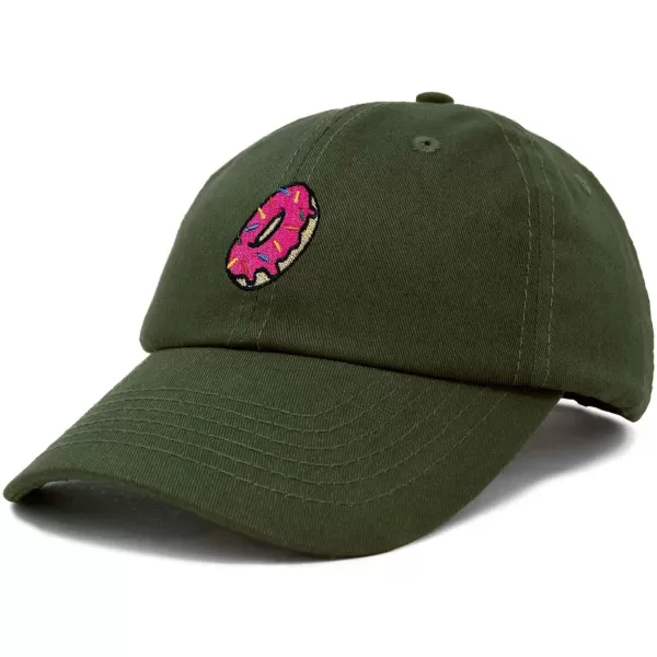 DALIX Donut Embroidered Baseball Dad Cap