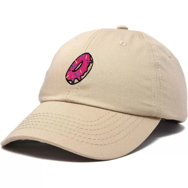 DALIX Donut Embroidered Baseball Dad Cap