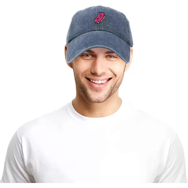 DALIX Donut Embroidered Baseball Dad Cap