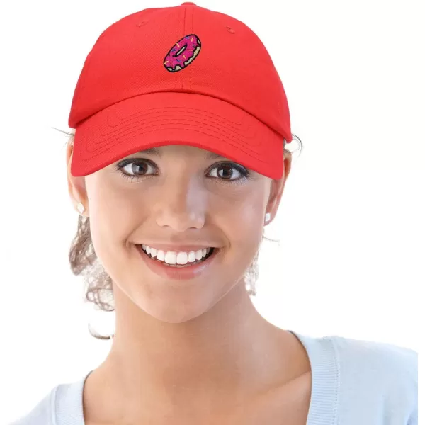 DALIX Donut Embroidered Baseball Dad Cap