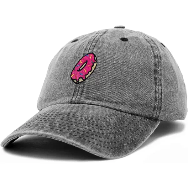 DALIX Donut Embroidered Baseball Dad Cap
