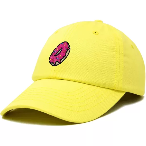 DALIX Donut Embroidered Baseball Dad Cap