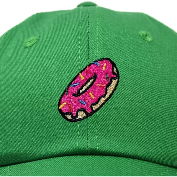 DALIX Donut Embroidered Baseball Dad Cap