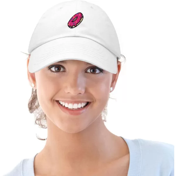 DALIX Donut Embroidered Baseball Dad Cap