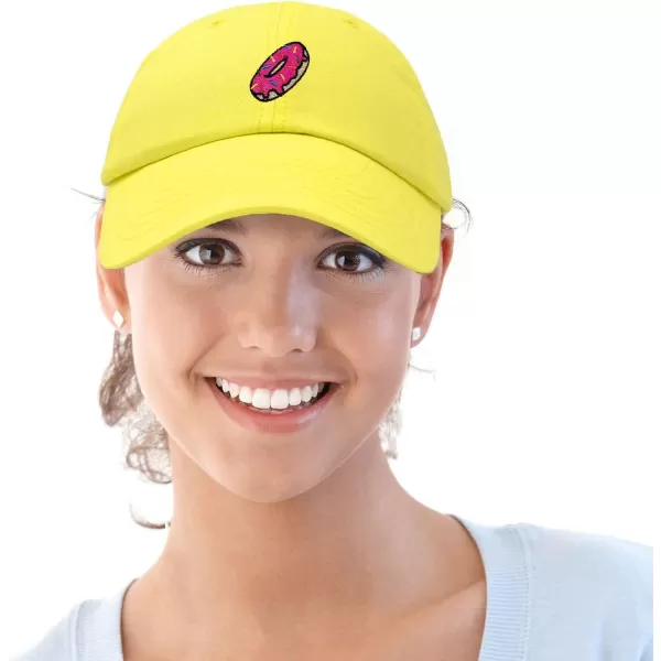 DALIX Donut Embroidered Baseball Dad Cap