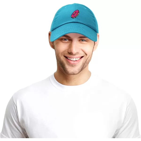 DALIX Donut Embroidered Baseball Dad Cap