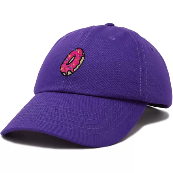 DALIX Donut Embroidered Baseball Dad Cap