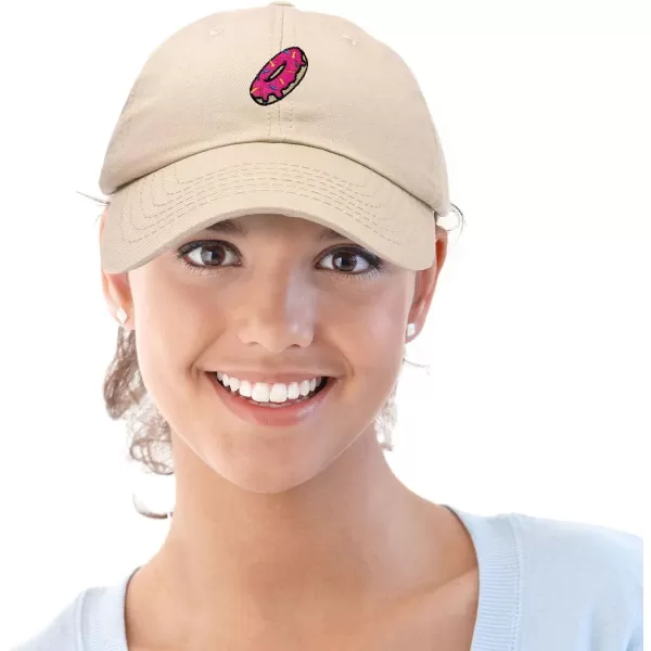 DALIX Donut Embroidered Baseball Dad Cap