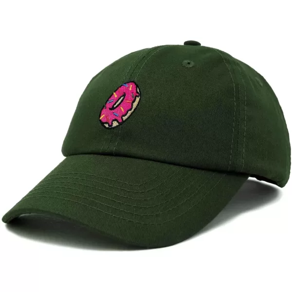 DALIX Donut Embroidered Baseball Dad Cap