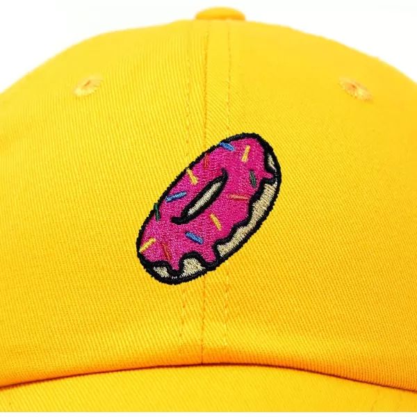 DALIX Donut Embroidered Baseball Dad Cap
