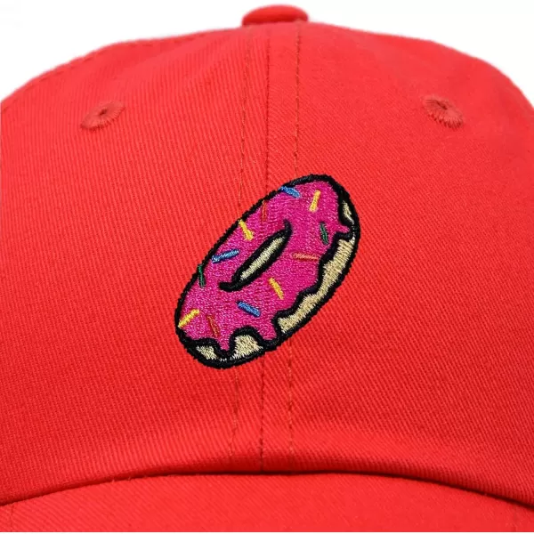 DALIX Donut Embroidered Baseball Dad Cap