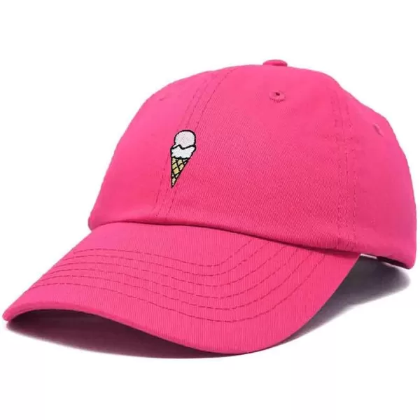 DALIX Double Scoop Embroidered Ice Cream Dad Hat Embroidered Cap Women