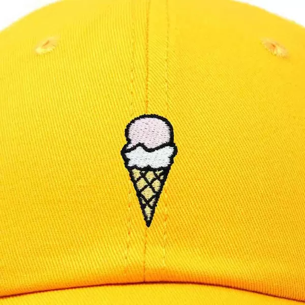 DALIX Double Scoop Embroidered Ice Cream Dad Hat Embroidered Cap Women