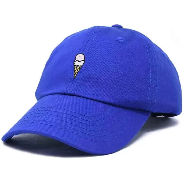 DALIX Double Scoop Embroidered Ice Cream Dad Hat Embroidered Cap Women