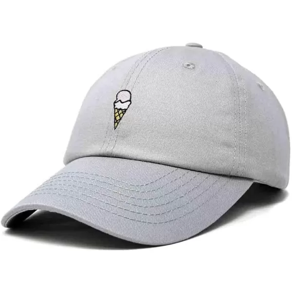 DALIX Double Scoop Embroidered Ice Cream Dad Hat Embroidered Cap Women