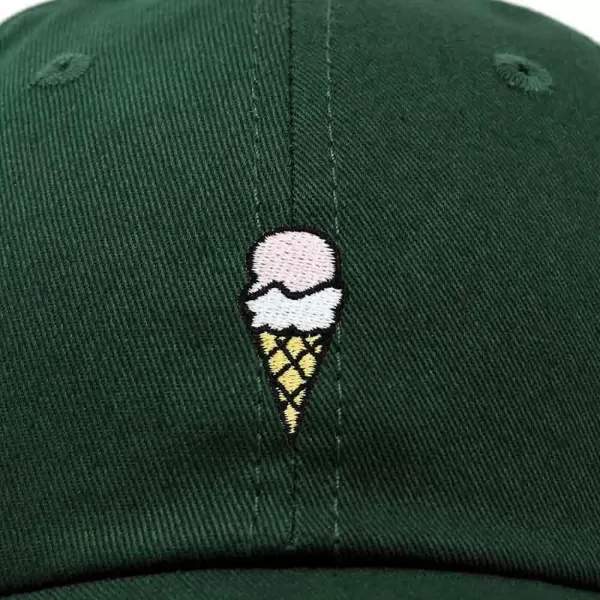 DALIX Double Scoop Embroidered Ice Cream Dad Hat Embroidered Cap Women