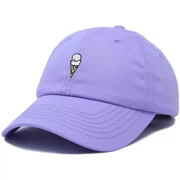 DALIX Double Scoop Embroidered Ice Cream Dad Hat Embroidered Cap Women