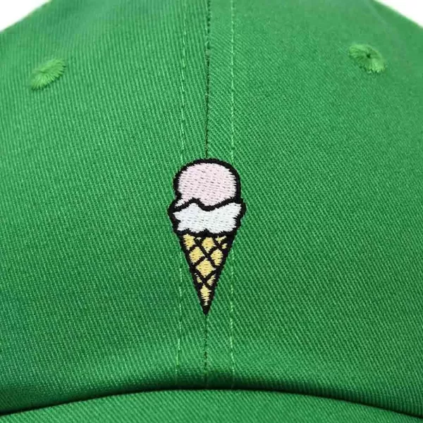 DALIX Double Scoop Embroidered Ice Cream Dad Hat Embroidered Cap Women